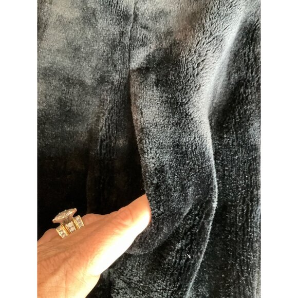 32 Degrees Heat Womens Black Faux Fur Zip Jacket Size Small - Picture 6 of 6